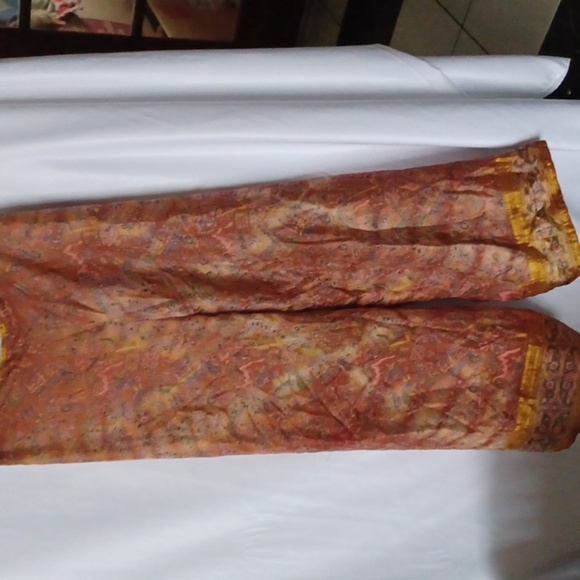 Paisley wrap around pants, reversible, silky - Picture 4 of 8